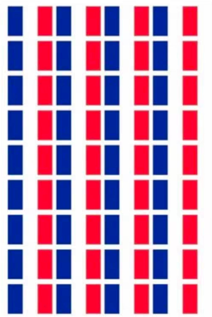 Aura National Flag Temporary Tattoo Stickers