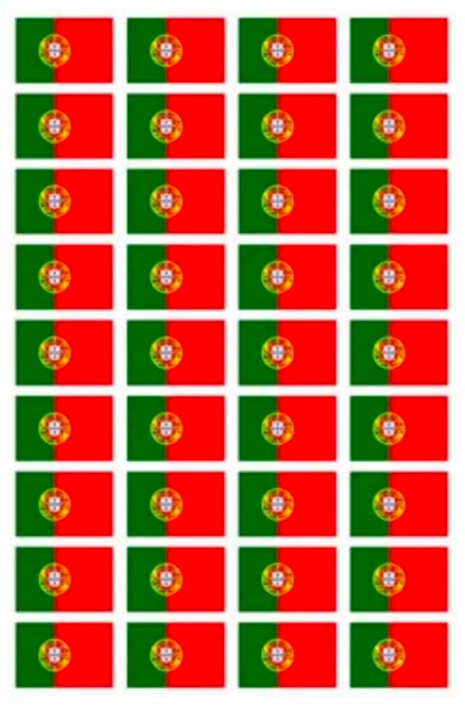Aura National Flag Temporary Tattoo Stickers